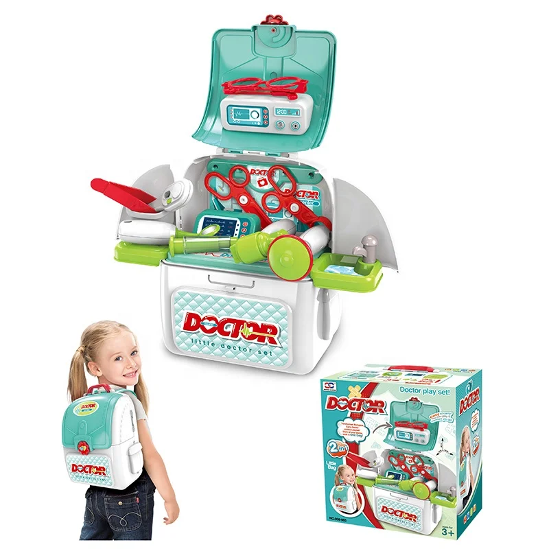 Новый набор игрушек для врачей, игрушечный рюкзак для лекарств, для снятия стресса