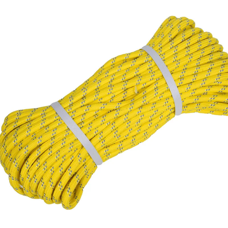 Marine water reflective lifeline surface floating rescue rope outdoor fire rope