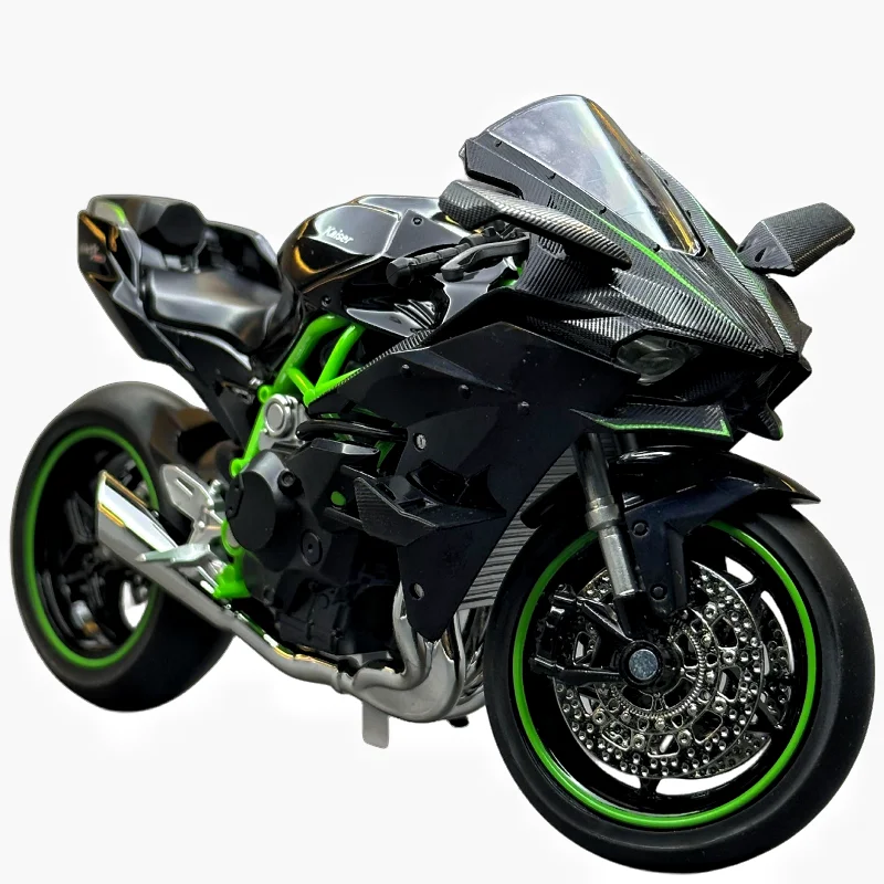 Модель 1:18 мотоцикла Maisto Kawasaki Ninja H2R Hon-da Suzuki Yamaha Ducati с базовым коллекторным орнаментом.
