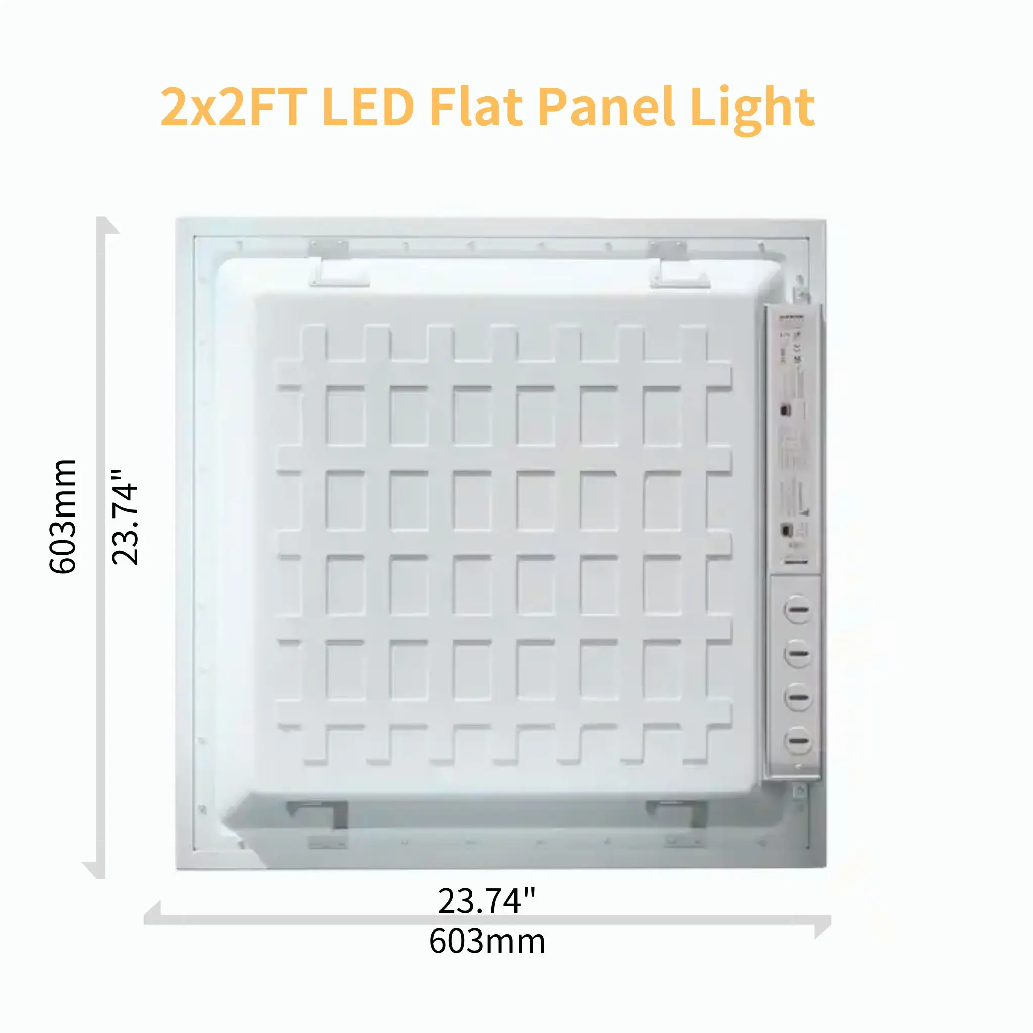 3cct and wattage changeable 36w 40w 42w 48w 5000k Ceiling Backlit Led Panel Light For Commercial