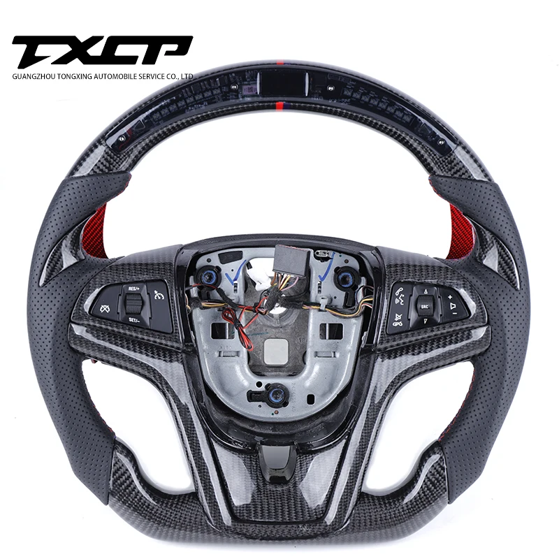 Customized fit for Chevrolet camaro corvette 2012-2015 LED smart carbon fiber steering wheel