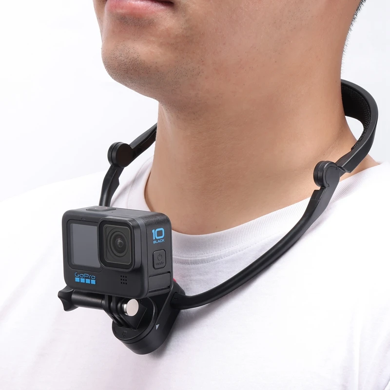 Ulanzi Go-Quick II Magnetic Quick Release Neck Holder Mount for Gopro Hero 9 8 7, Action Camera Video Shoot Accessories
