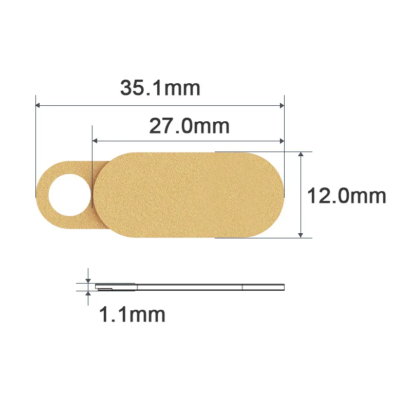 Paper webcam cover eco-friendly material  slider for laptops computer and mobile phone
