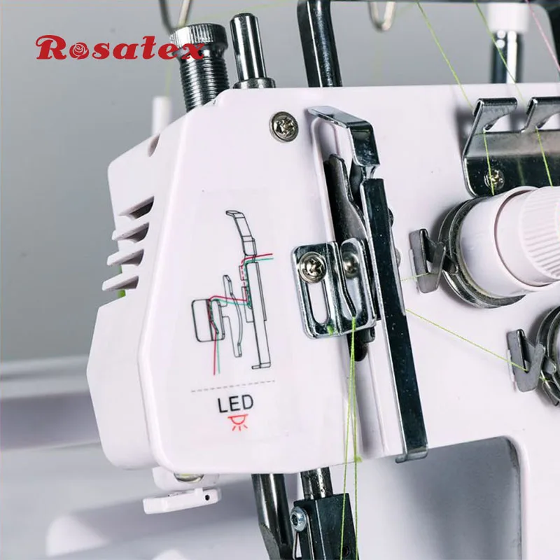 Rosatex 757s Household Double Needle Three-Thread Zig Zag Interlock Sewing Machine