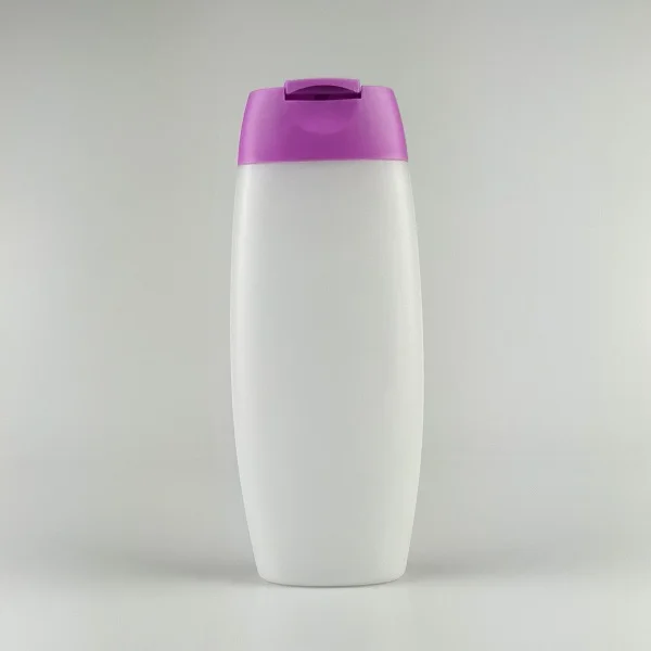 400/700ml Empty Flat Shape Shampoo Bottles HDPE Plastic Bottles Manufacturer