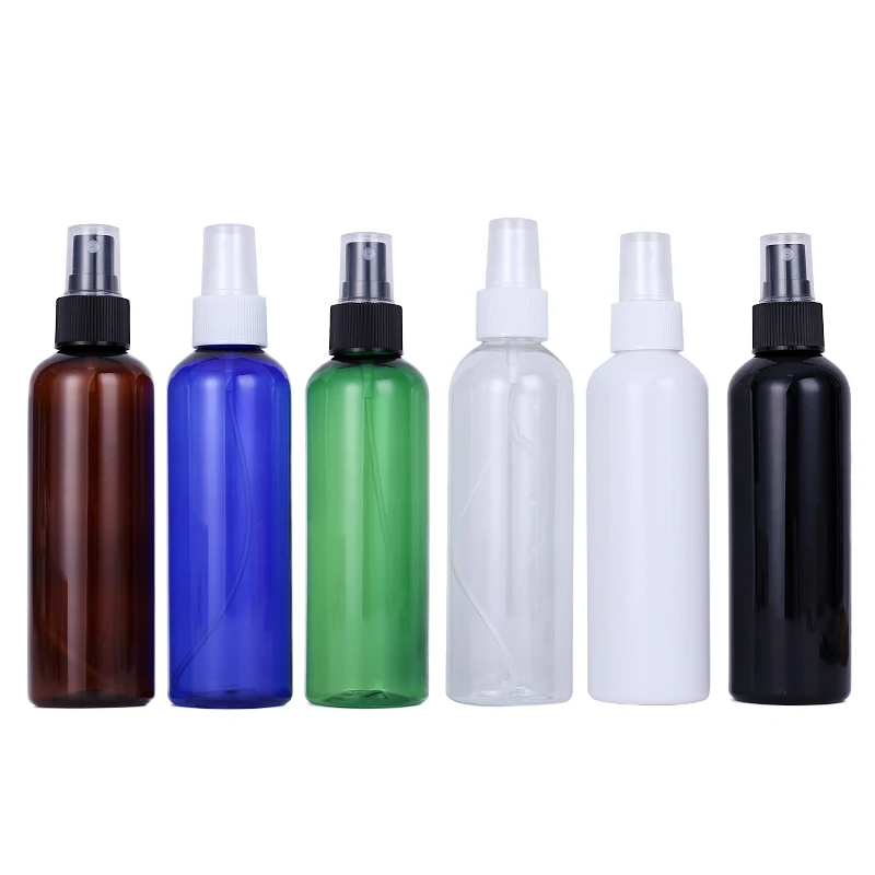 wholesale 30ML 100ML Black Plastic Spray Bottles Men Sprayer Empty Perfume Lotion Cosmetic Containers 10ml 20ml 50ml 60ml