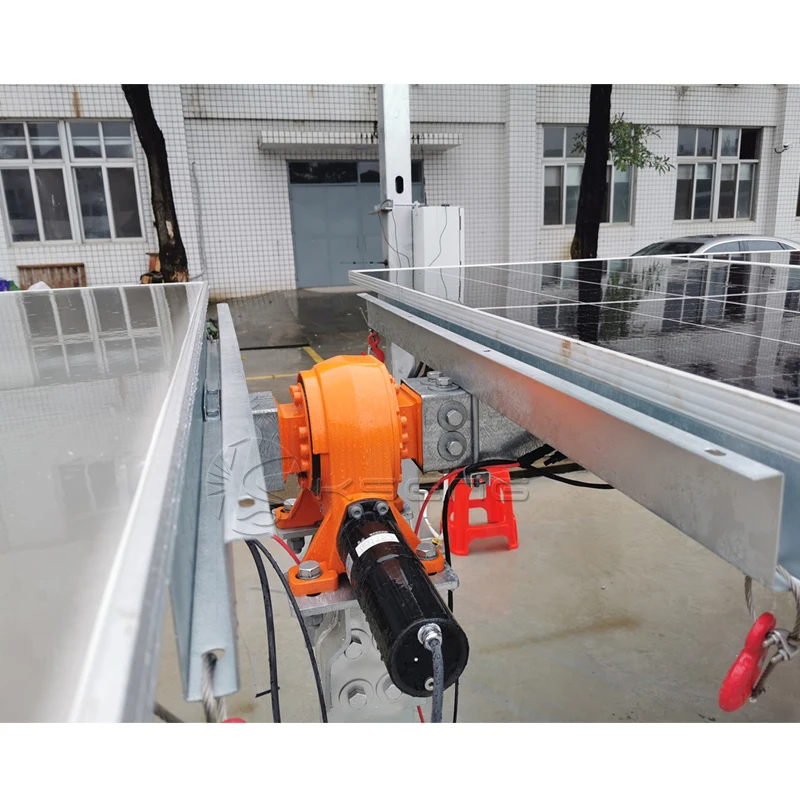 Single Axis Slewing Drive Solar Tracker Kit Solar Powered Tracker Single Axis Solar Tracking System