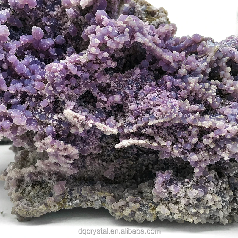Wholesale natural Grape Agate specimen heading crystal raw stone healing Purple crystal gemstone For Home Decoration