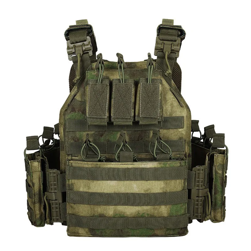 800D Oxford Tactical Vest Lightweight Quick Release Tactical Field Training Vest Protection Body Outdoors