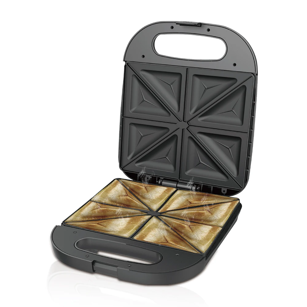 RAF 1400 Вт домашний завтрак 4 ломтика безлипкий тостер сэндвич-машина вафельница с антипригарным покрытием