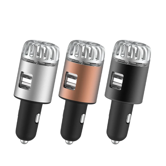 usb mini rechargeable car purifiers air filter negative ion generator carbon filter odor control system other air purifiers