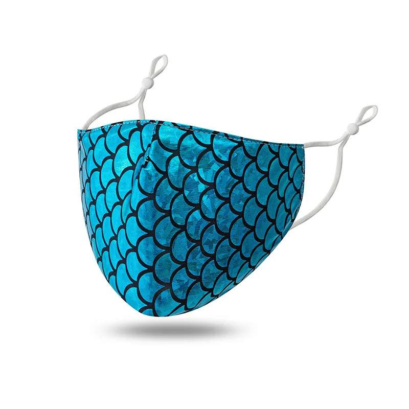 wholesale fashion Sequin custom design face maskes Multi-color Sparkly Sequins Face Cover Nightclub Masquerade Maskes