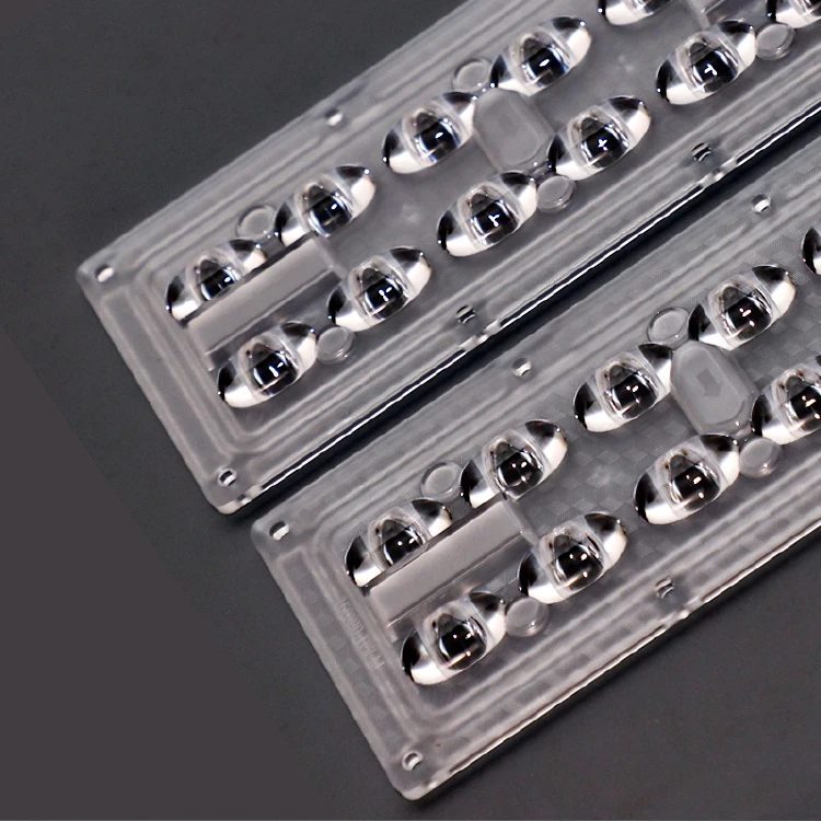 Manufacturer 3030 12In1 Pc Plastic 5050 Led Optical Lens Muti-Angle Street Light Flood Light Led Lenses Multi-Lens Module