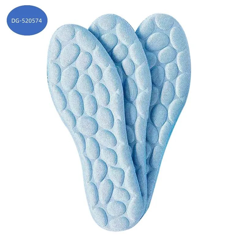 BDE Hot Selling Breathable Sport Comfort Insoles High Elastic Cushioning Sweat and Odour Absorbing Insoles for Men and Women