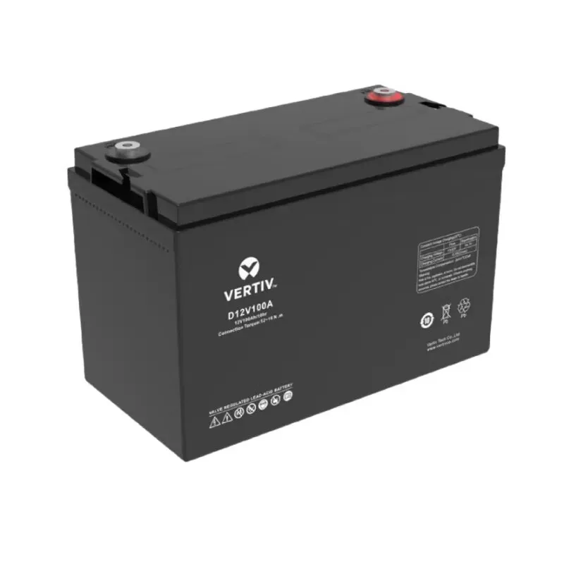 Аккумулятор Vertiv серии D D12V100Ah UPS регулируемый свинцово-кислотный клапан аккумулятор Dl2V100A системы аварийного освещения
