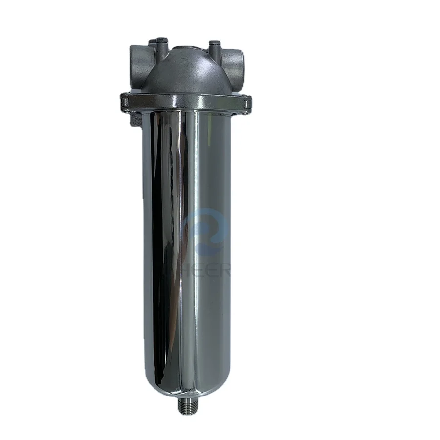 10 Inch / 20 Inch Stainless Steel 304 Housing High Pressure Water Prefilter Liquid Treatment System Water Filter
