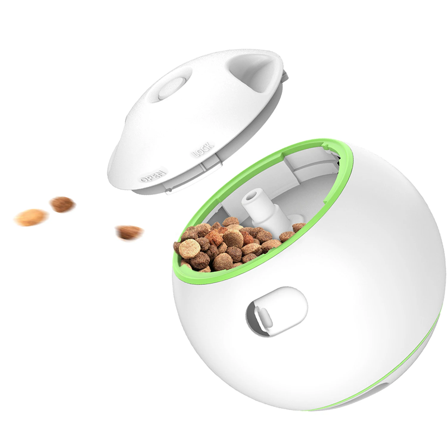GiGwi Pet Droid Series Electric Smart Leaky Food Ball Puzzle Relief Pet Feeder
