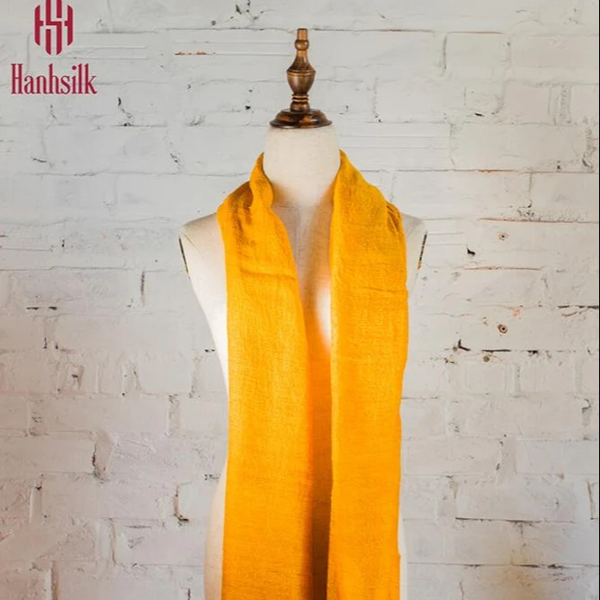 
Basic silk Scarf with Natural dyed plain color| 100% Natural Silk |Simple item 