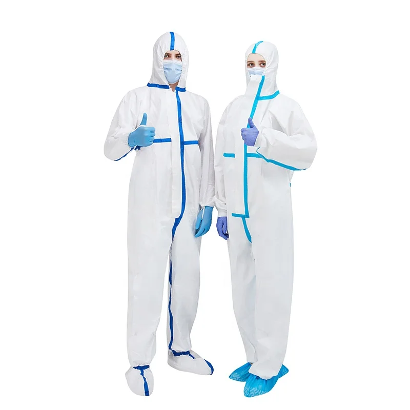 PPE Microporous coverall disposable personal protective suit