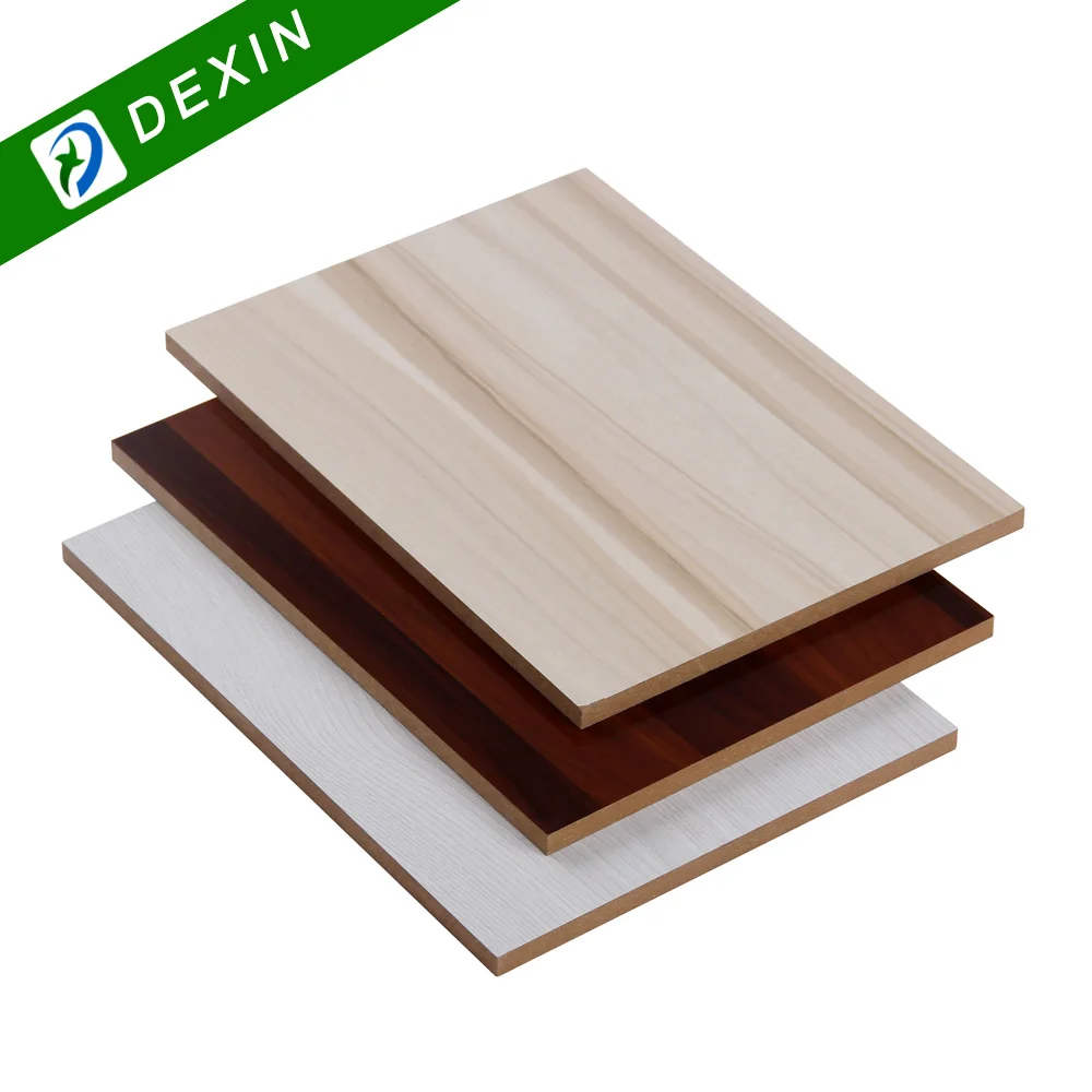 18mm White Black Wood Garin Laminated Waterproof MDF Board