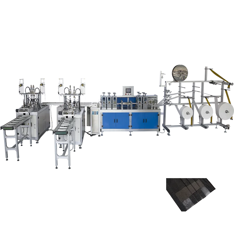 High efficiency elastic fabric 3D mask making machine