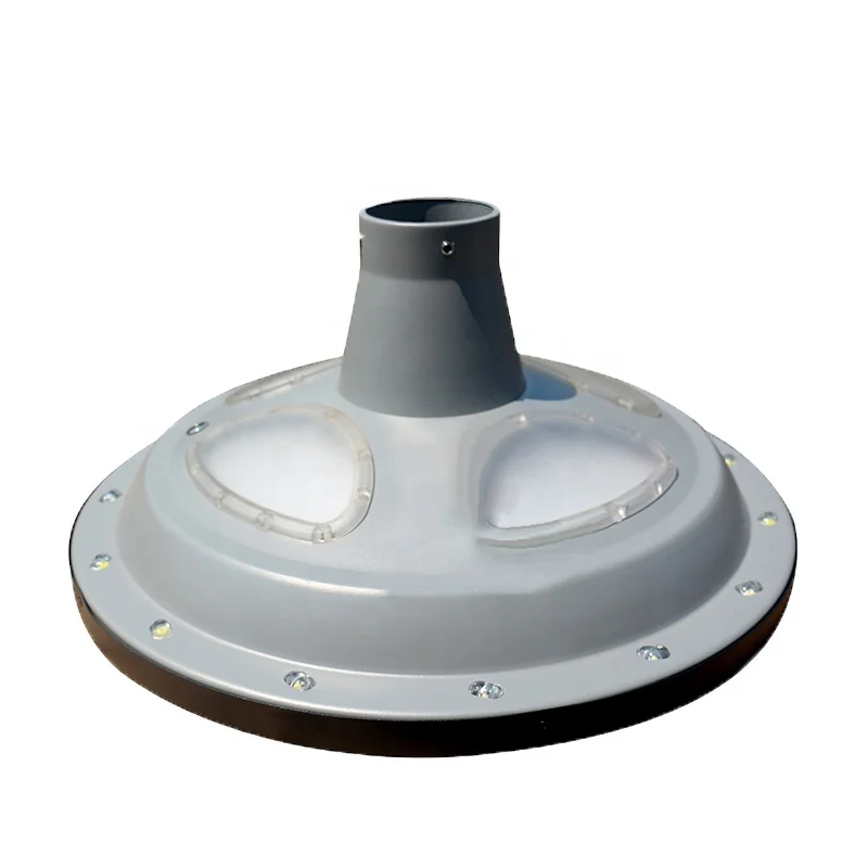 Factory wholesale circular UFO solar panel 15W led street light