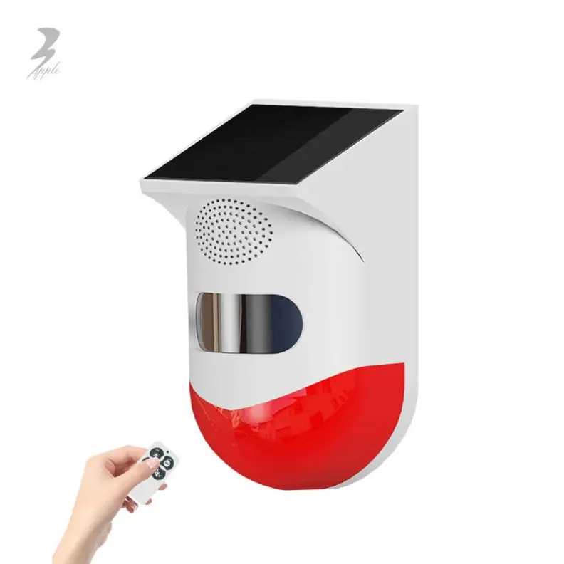 Newest Design Long Range Motion Sensor With Remote Control Security Solar Laser Beam For Home Alarm System