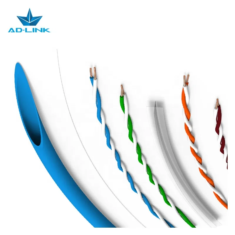 Manufacturer High-quality  Category 6 Unshielded Twisted Pairs  Network Cable Cat6-indoor-utp Cca