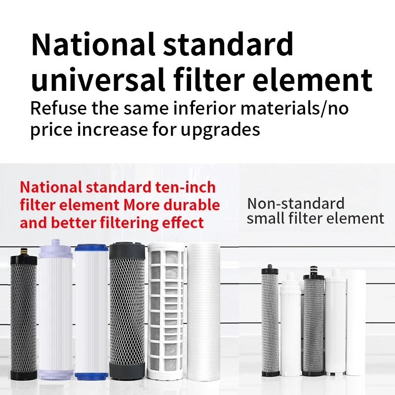 Factory Large Flow 6 Stage Ultrafiltration Water Purifiers Stainless Steel Household Commercial Hotel drink tap water filters