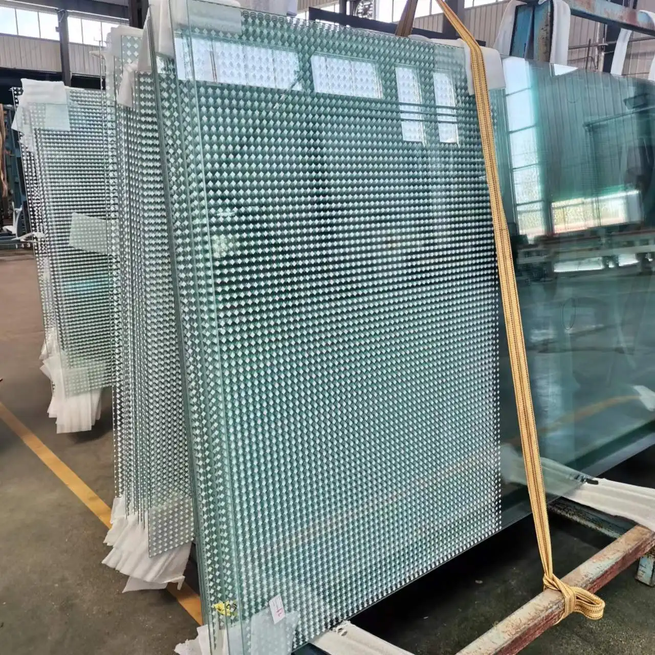Architectural Glass Ceramic Fritted Silk Screen Tempered Toughened Glass