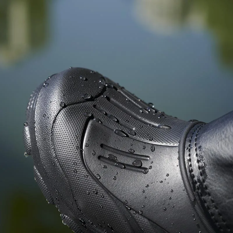 Custom Winter Outdoor Men Snow Boot Waterproof Non-slip and Warm High - Top Cotton Shoes With Plush Thickening Fishing Boots