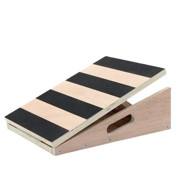 Adjustable Wooden Slant Board Foldable and Portable Calf Incline Board stretcher slant board