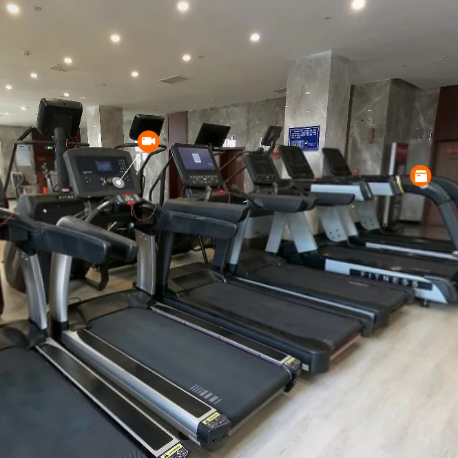 P1010 High Quality Commercial Treadmill Home Gym LCD Electric Speed Adjustment Foldable Cardio Fitness Equipment LED Running