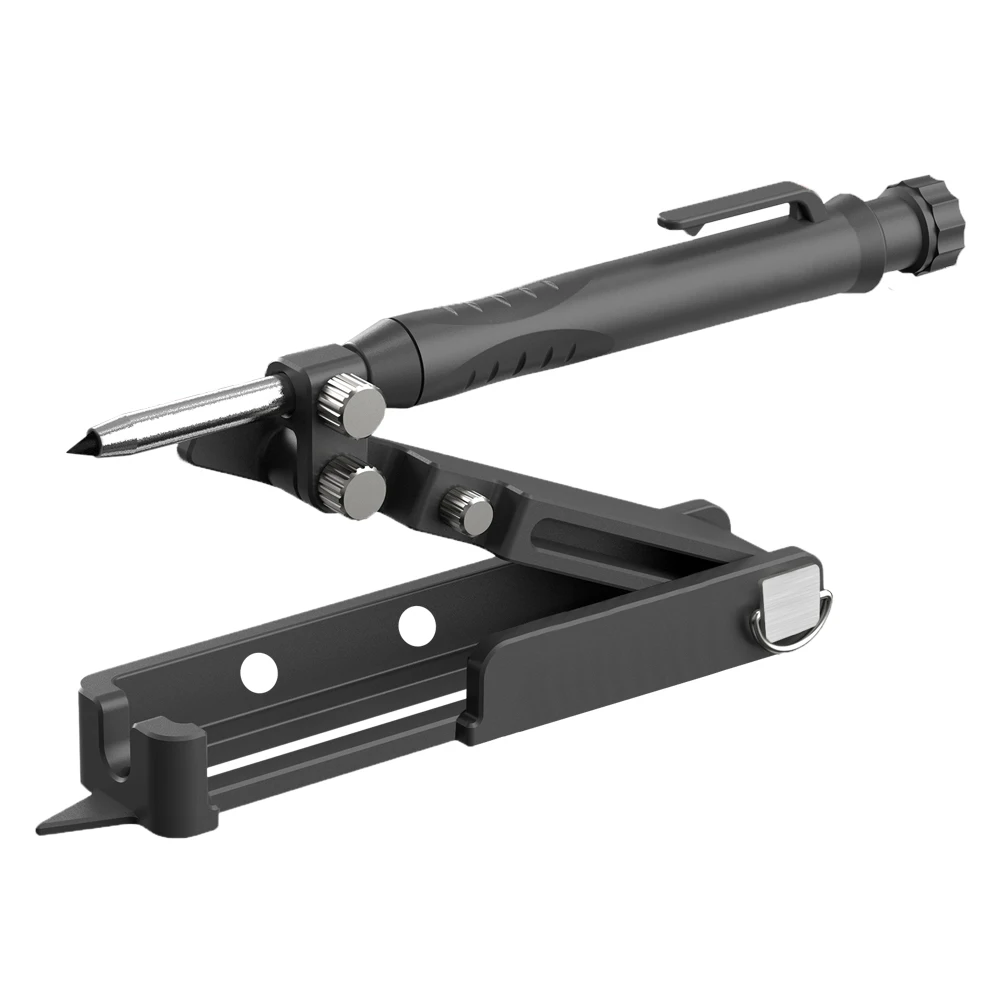 Saker Multi-function Scribing Tool- Construction Pencil- Scribe Tool with Deep Hole Pencil,DIY Woodworking Scribe Gauge Scriber