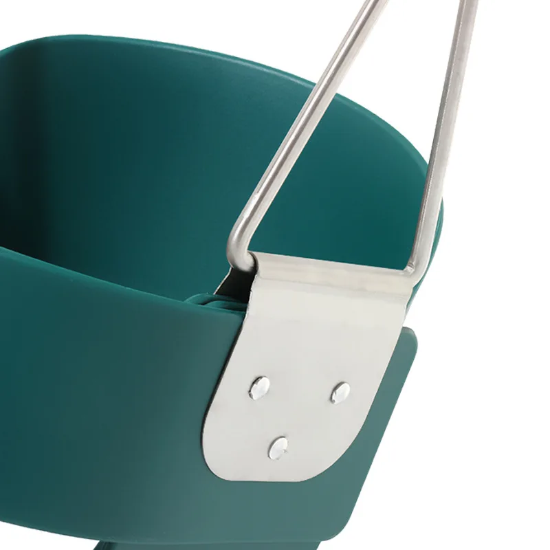 Toddler Swing Seat High Back Full Bucket with Heavy Duty 66 inches Plastic Coated Chain Snap Hooks and Tree Hanging Straps