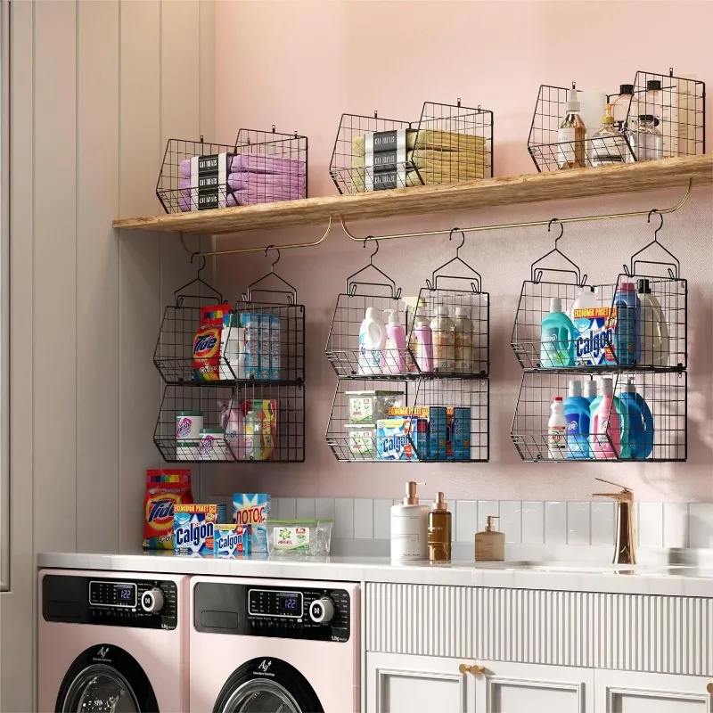 Promotional Spot Supply Great-quality Heavy Duty Clothes Storage Hanging Shelves Closet Organizer