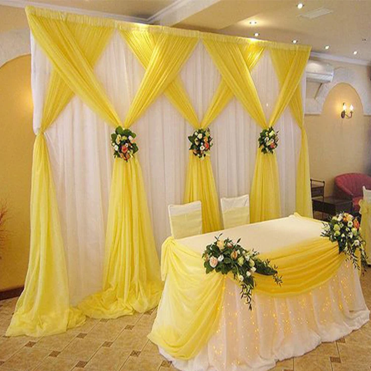 OEM Customize Romantic Backdrop Curtain Drape Fabric Hall Wedding Decor Indian Wedding Decorations Backdrop Curtains Wedding