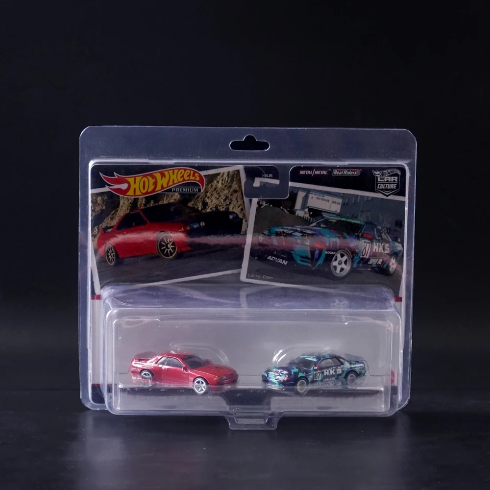 Good Sell Hot Wheels 2 Cars Protector Pack Toy Car Plastic Blister Packing Hot Wheels Protector In Stock