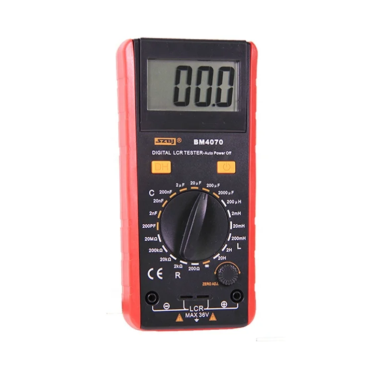  Измеритель LCR BM4070 с цифровым ЖК-дисплеем тестер индуктивности емкости сопротивления мультиметр зажимом под крокодила измерительный инструмент