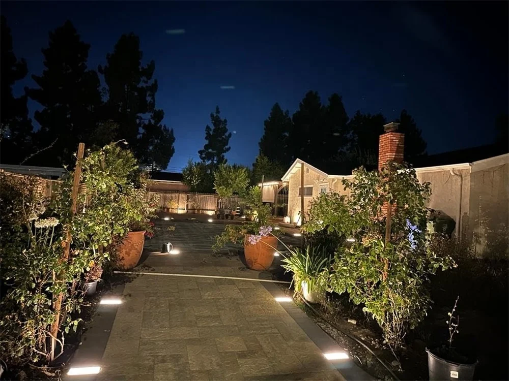 Warm White Recessed LED Floor Tile Lamp DC12V Outdoor Waterproof Underground Light Stainless Steel LED buried light