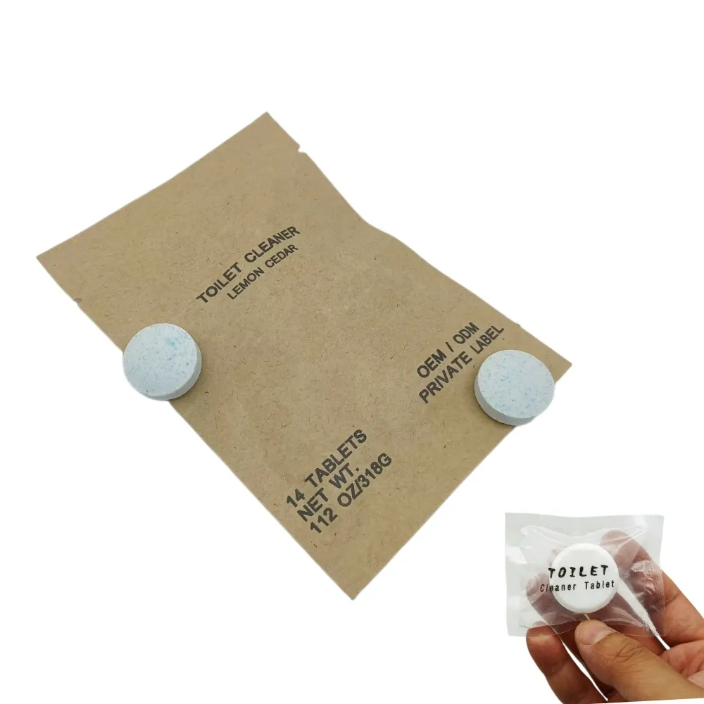 Private Label Automatic Bleach Tank Bowl Cleaning Cleaner Tablets for Toilets