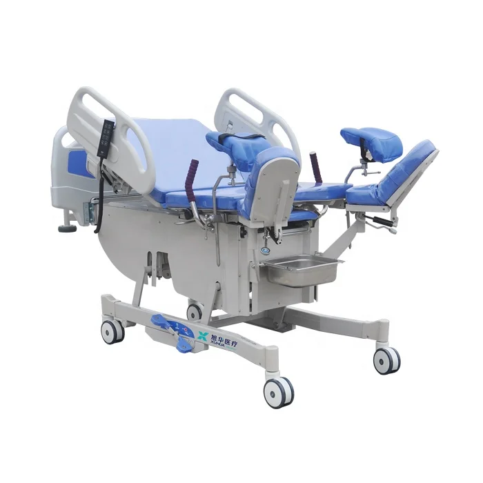 Hospital gynecology equipment electric delivery bed obstetric birthing bed for woman giving birth