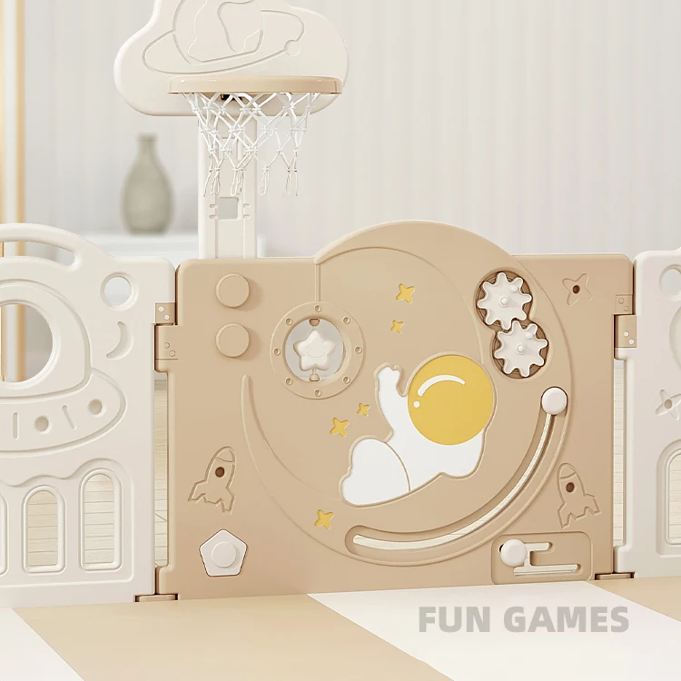 Support Baby Safe Fence Children Playyard Indoor Kids Play Yard Pen Big Size Plastic Baby Playpen Fence For Toddlers