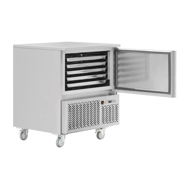 Wholesale Stainless Steel Noise Reduction 5 Pans Blast Freezer Seafood Meat Factory Fast Freezer Industrial Freezer