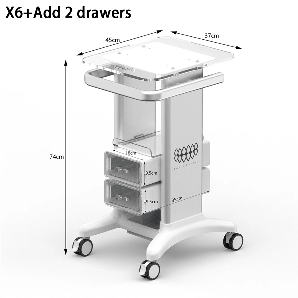 2022 Hot Selling Skin care cavitation trolley cart Aesthetic Machine Hand Carts laser Tattoo Machine Trolley Stand Table