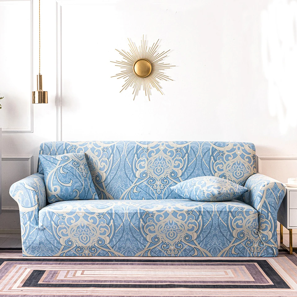 Living Room sofa Chair Couch Cover Home Decor 1/2/3/4-seater Stretch Plaid Sofa Slipcover Elastic Sofa Covers
