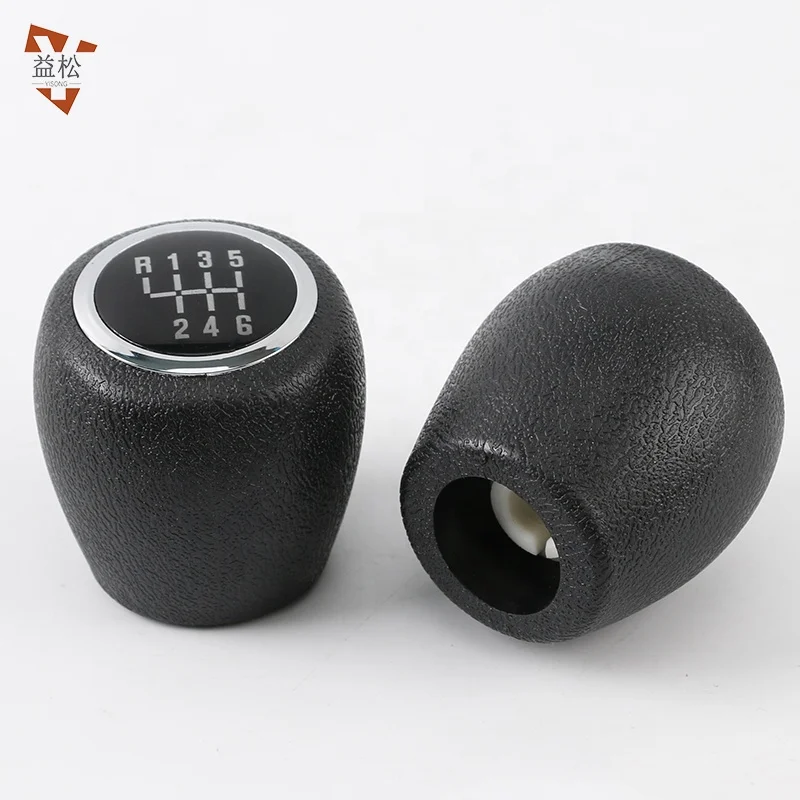 Manufacture quality auto parts car gear shift knob 5/6 speed black plastic For Cruze OE 55586351