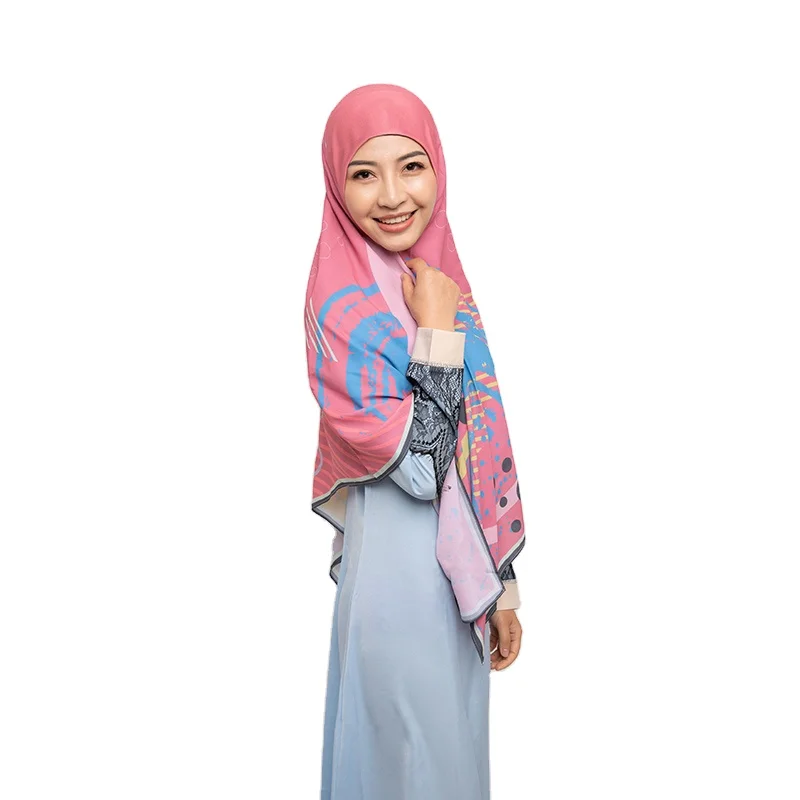 Tudung sarung bawal 2021 muslin fashion chiffon women scarves accept customization