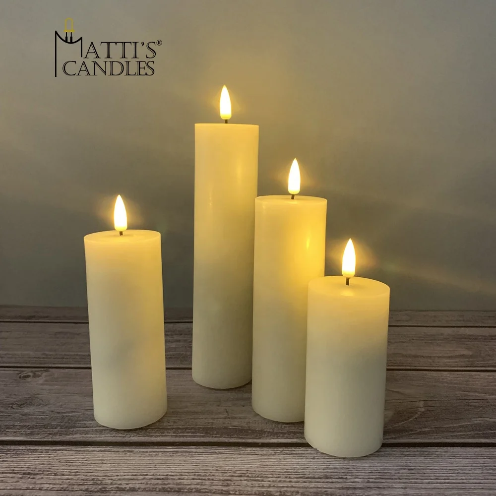 Высококачественные портативные светодиодные свечи с аккумулятором, набор светодиодных свечей, подарочные наборы светодиодных свечей