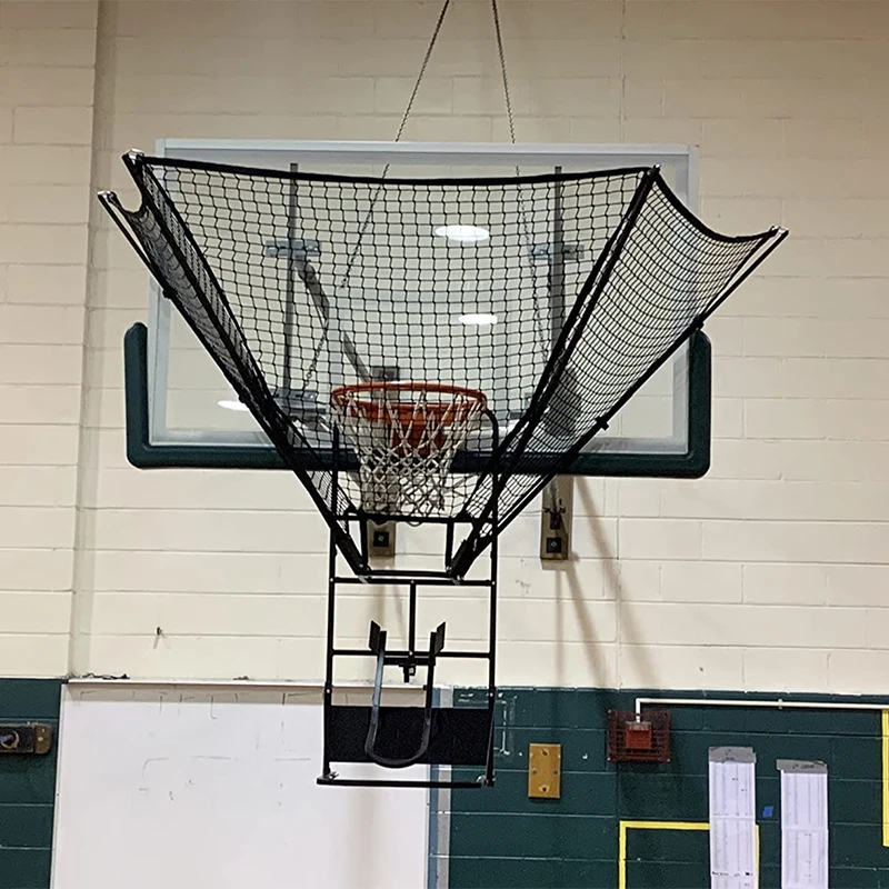 Q-BR02 Баскетбол Rebounder чистая система возврата портативный выстрел тренер для лекарственных препаратов традиционной полюс и